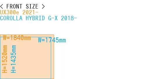 #UX300e 2021- + COROLLA HYBRID G-X 2018-